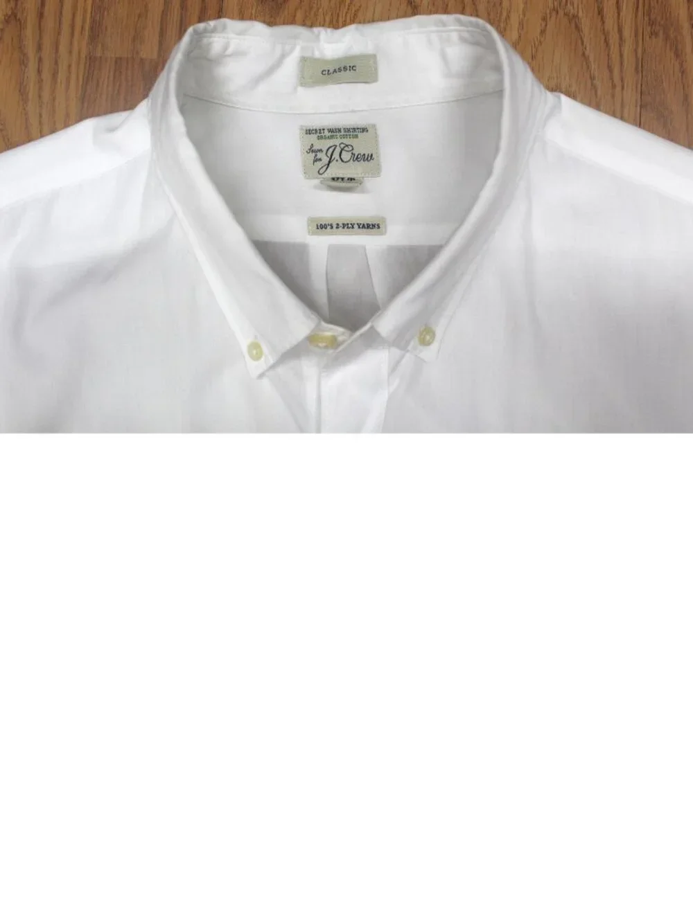 TALL XL, XLT | J.CREW CLASSIC FIT SHIRT 100% COTTON WHITE